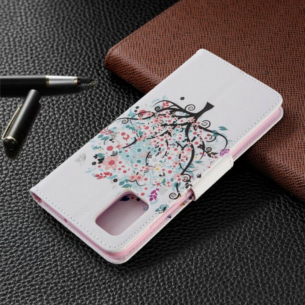 Folio-hoesje voor Samsung Galaxy A51 Bloemrijke Boom