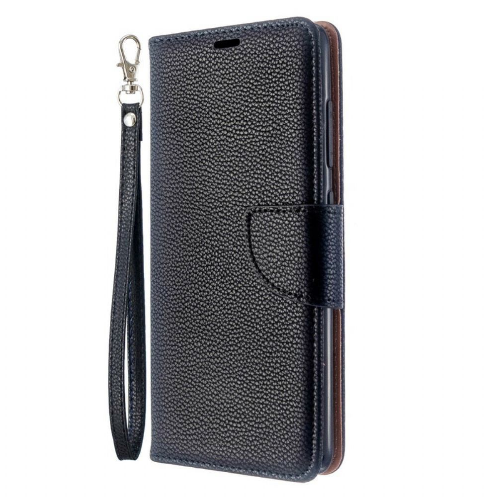 Folio-hoesje voor Samsung Galaxy A51 Flip Case Litchi Flap Schuin