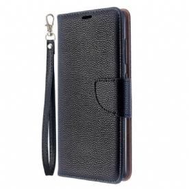 Folio-hoesje voor Samsung Galaxy A51 Flip Case Litchi Flap Schuin