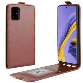 Folio-hoesje voor Samsung Galaxy A51 Flip Case Opvouwbaar Leereffect