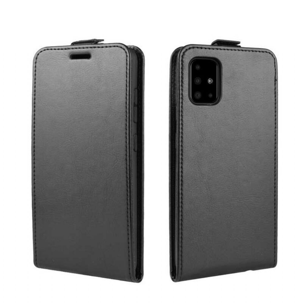 Folio-hoesje voor Samsung Galaxy A51 Flip Case Opvouwbaar Leereffect