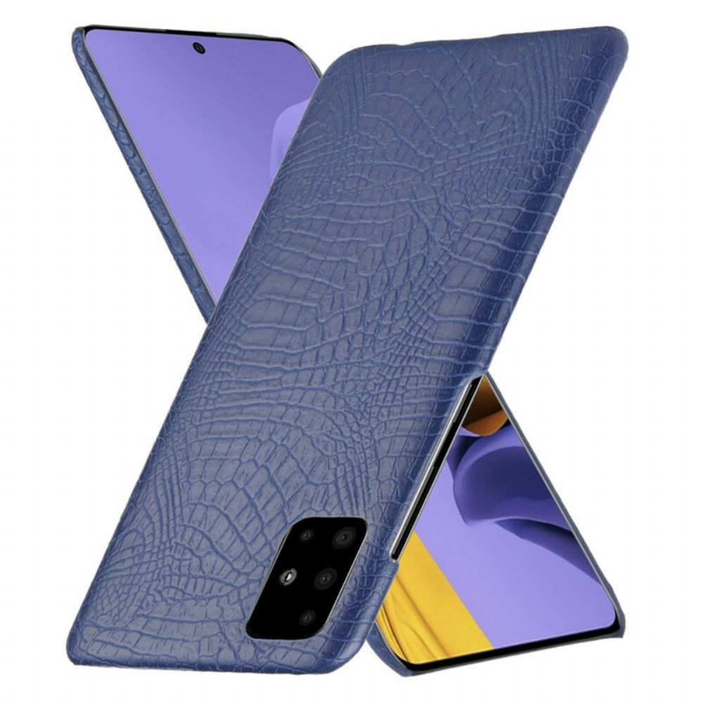 Hoesje voor Samsung Galaxy A51 Krokodillenleereffect