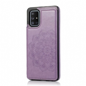 Hoesje voor Samsung Galaxy A51 Mandala Print Kaarthouder