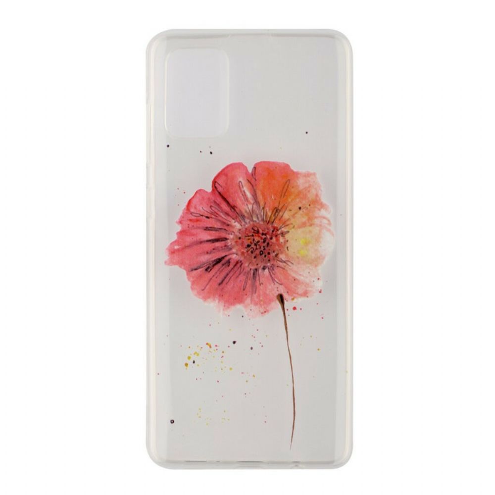 Hoesje voor Samsung Galaxy A51 Naadloos Aquarel Bloemenpatroon