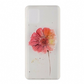 Hoesje voor Samsung Galaxy A51 Naadloos Aquarel Bloemenpatroon