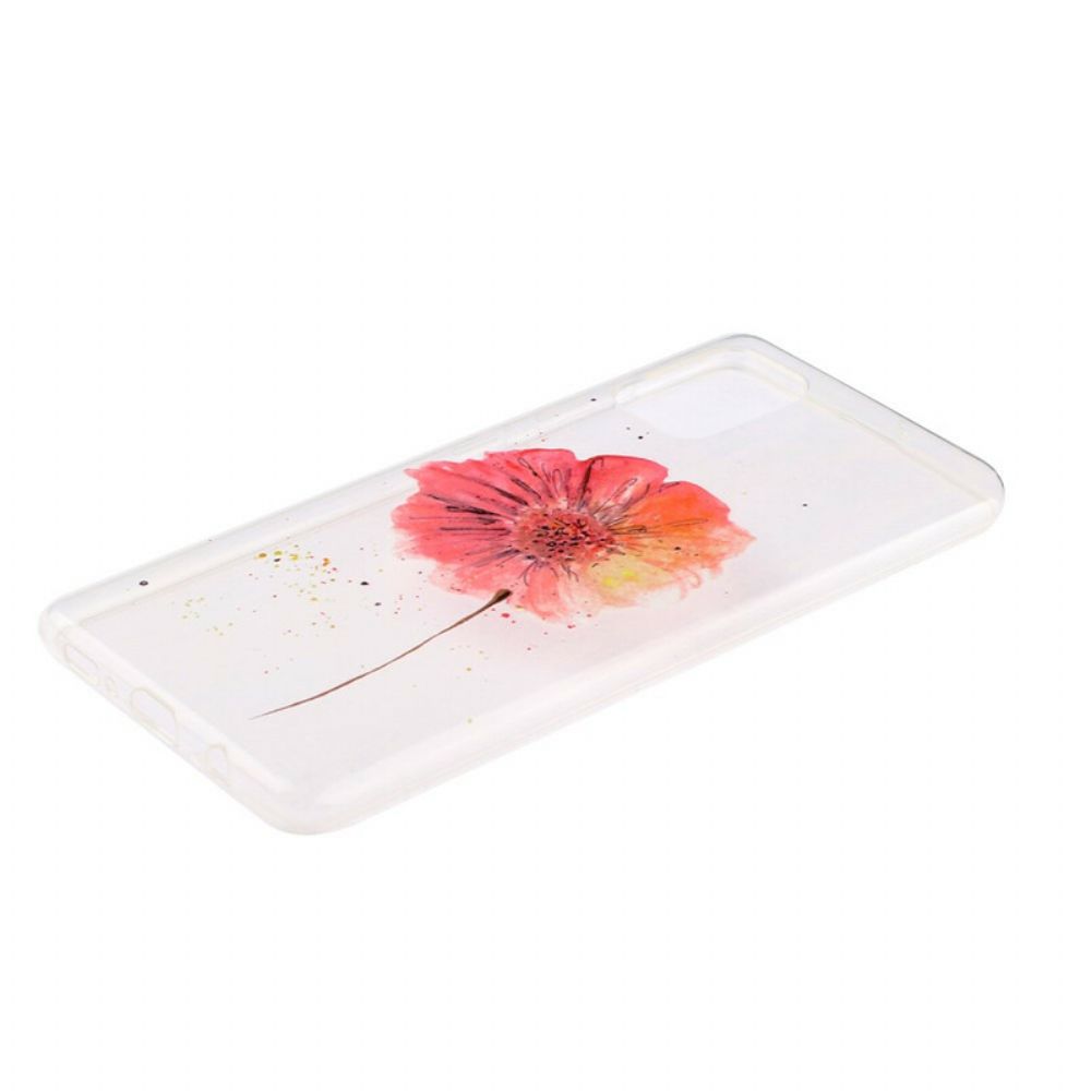 Hoesje voor Samsung Galaxy A51 Naadloos Aquarel Bloemenpatroon