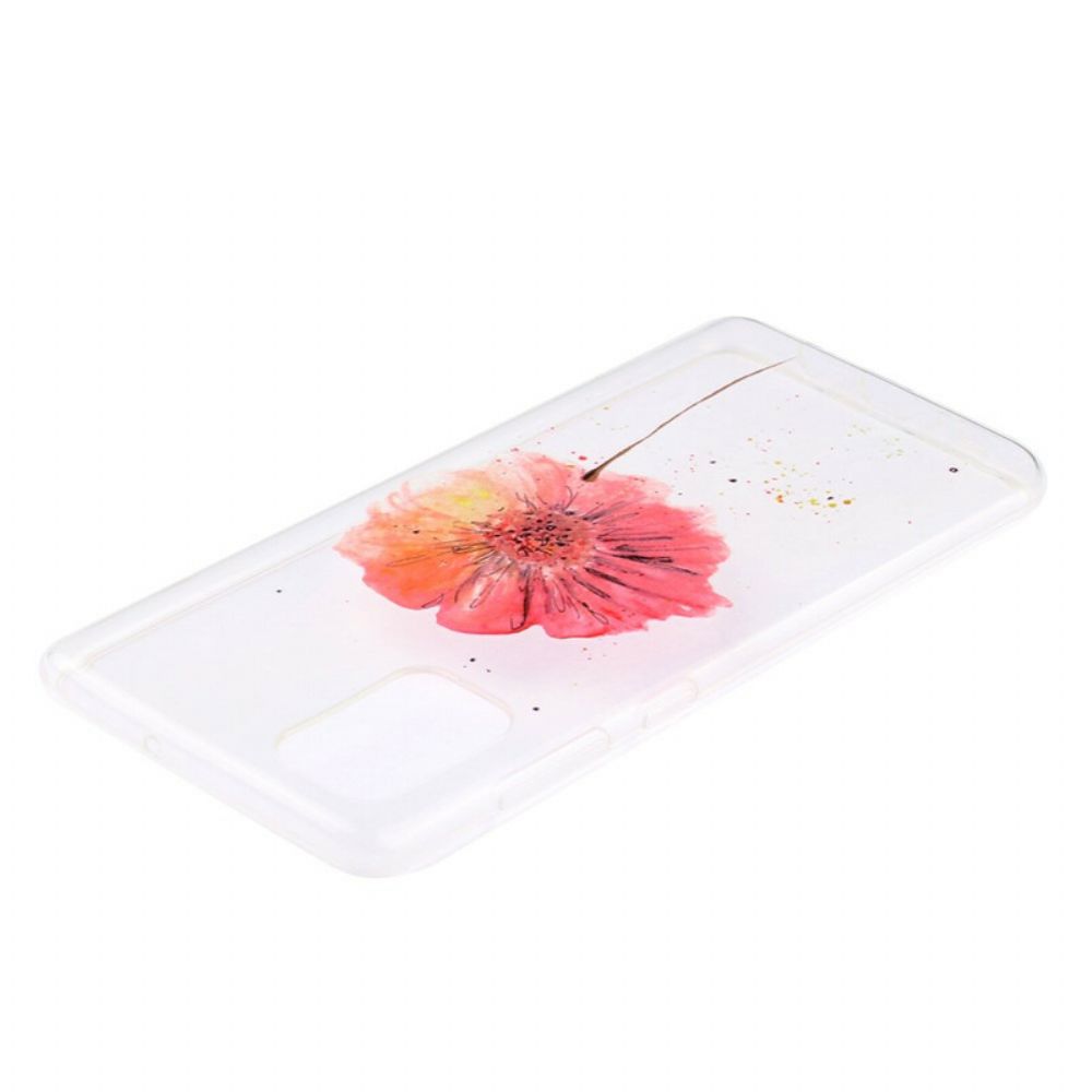 Hoesje voor Samsung Galaxy A51 Naadloos Aquarel Bloemenpatroon