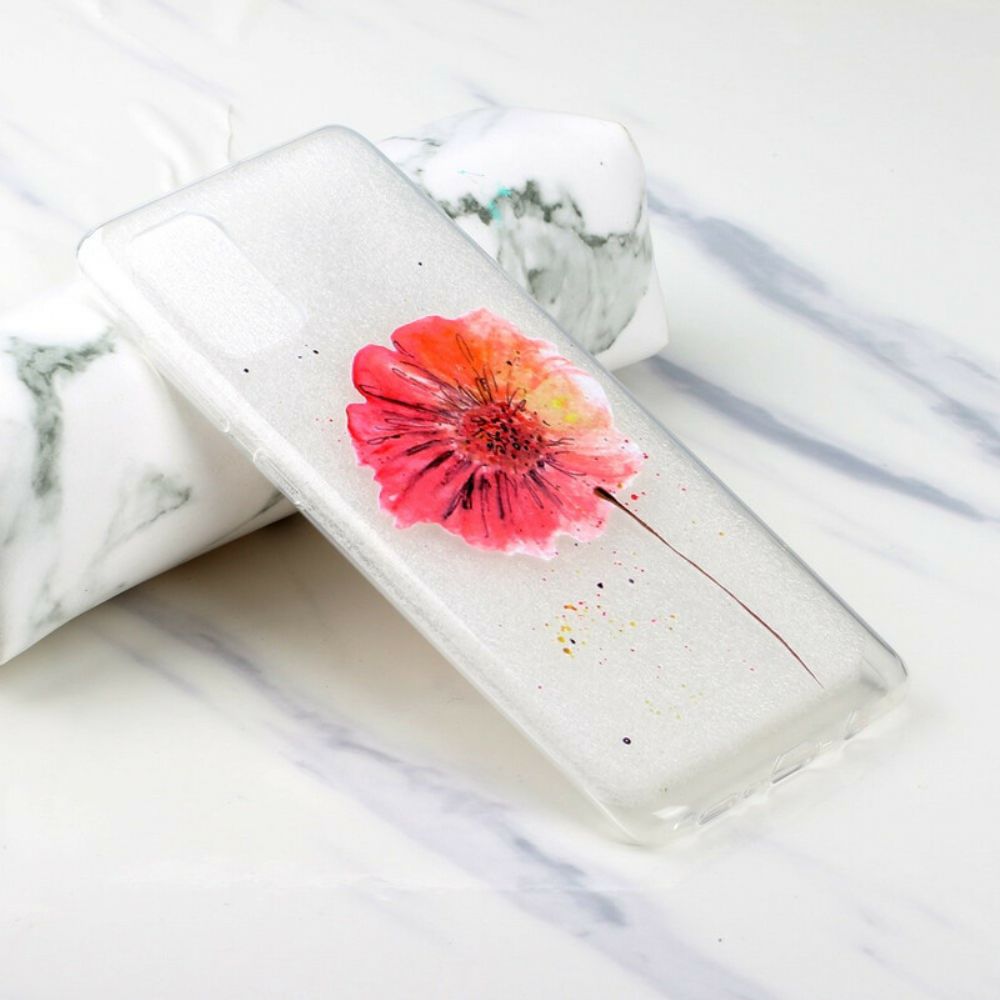 Hoesje voor Samsung Galaxy A51 Naadloos Aquarel Bloemenpatroon