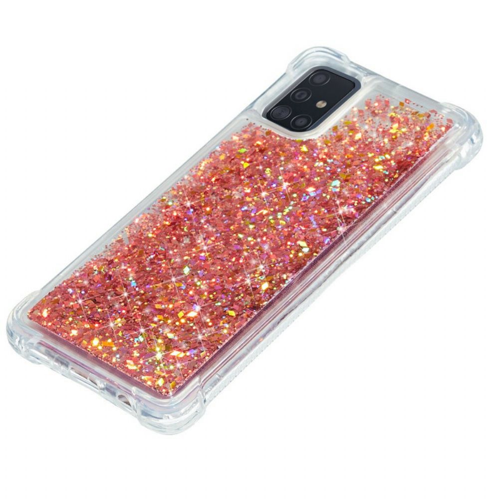 Hoesje voor Samsung Galaxy A51 Verlangen Glitter