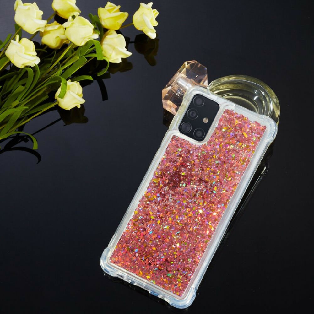 Hoesje voor Samsung Galaxy A51 Verlangen Glitter