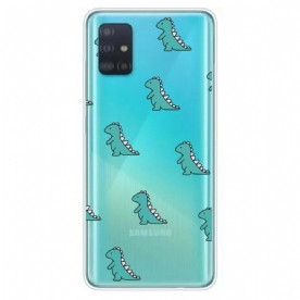 Telefoonhoesje voor Samsung Galaxy A51 Dinosaurussen