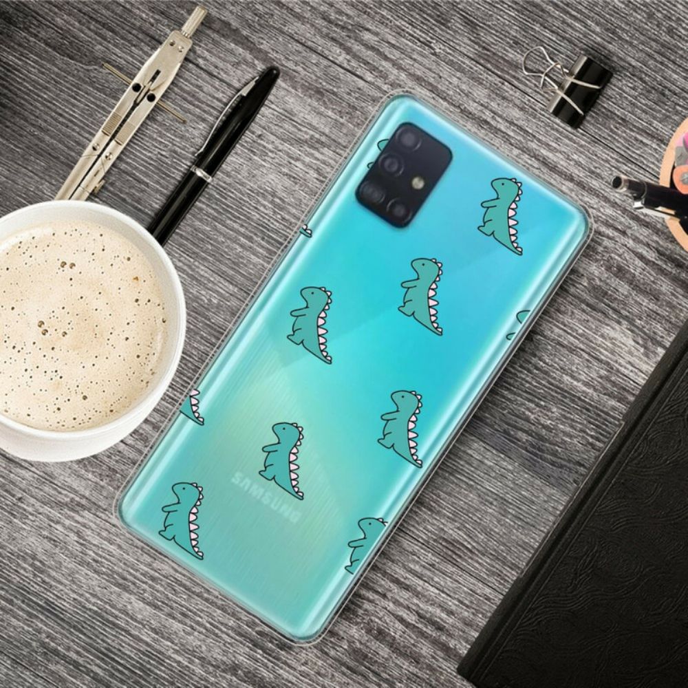 Telefoonhoesje voor Samsung Galaxy A51 Dinosaurussen