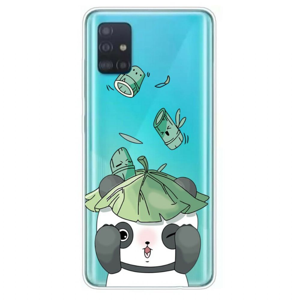 Telefoonhoesje voor Samsung Galaxy A51 Panda-jongleur