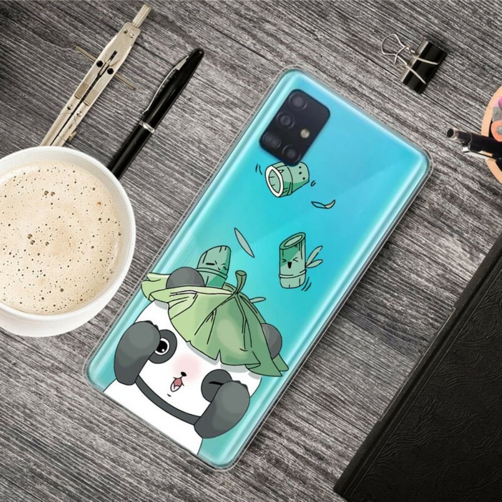 Telefoonhoesje voor Samsung Galaxy A51 Panda-jongleur