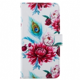 Flip Case voor Google Pixel 7A Bloemen