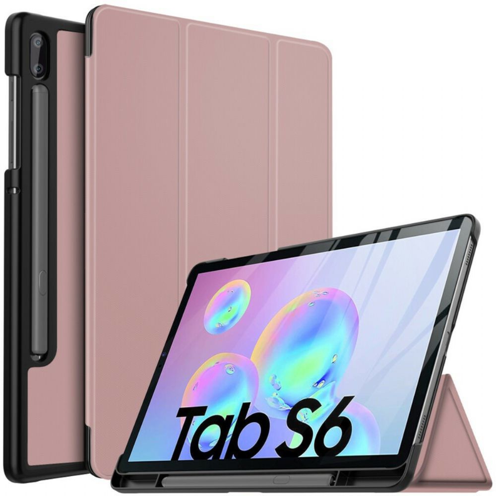 Bescherming Hoesje voor Samsung Galaxy Tab S6 Drievoudige Pennenhouder