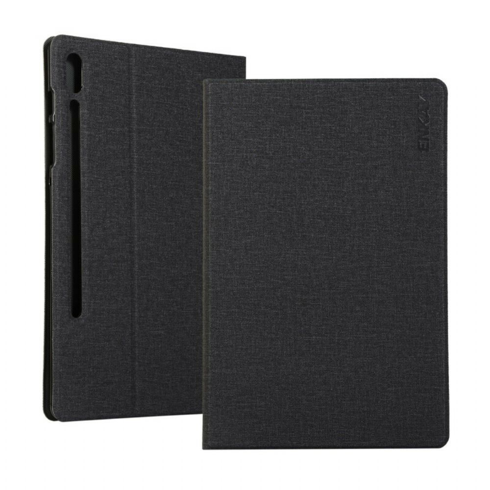 Cover voor Samsung Galaxy Tab S6 Jeansstof Enkay