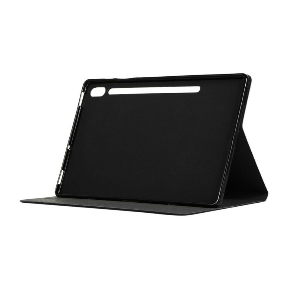 Cover voor Samsung Galaxy Tab S6 Jeansstof Enkay