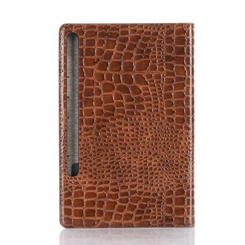 Cover voor Samsung Galaxy Tab S6 Krokodil Textuur