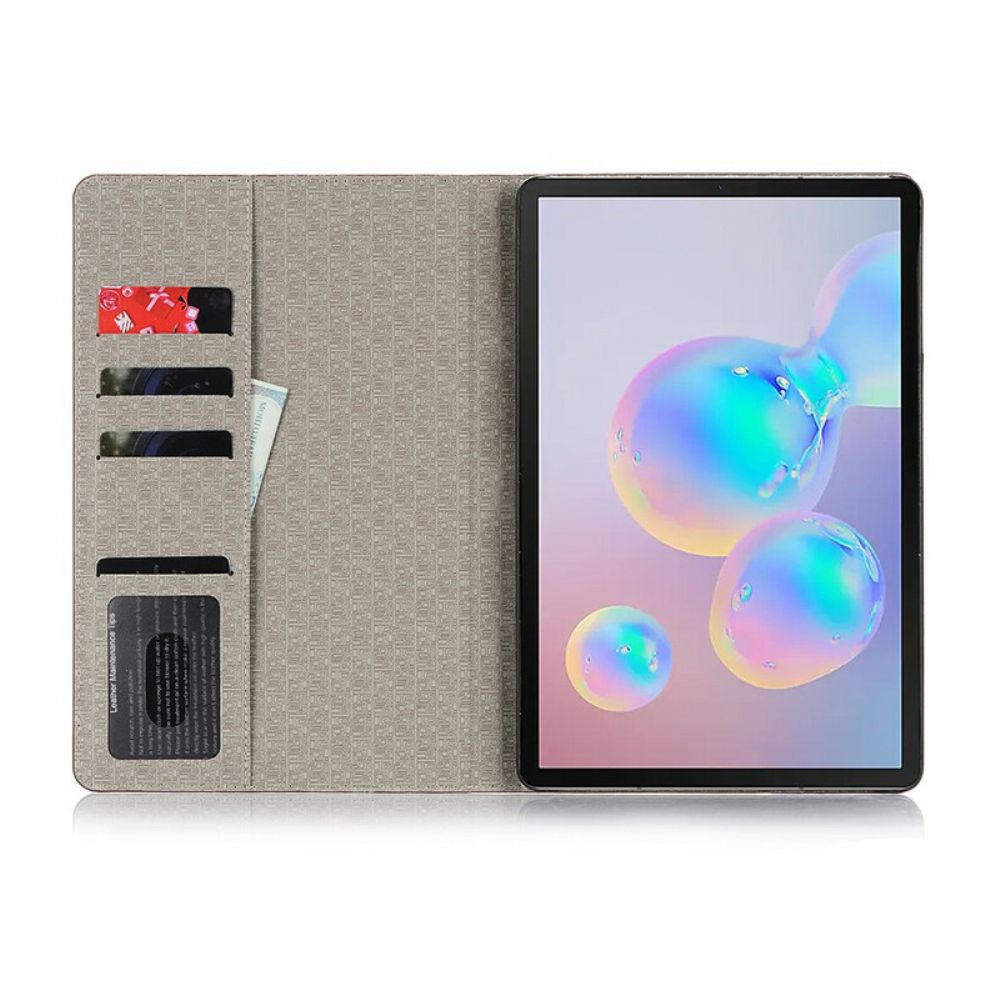 Cover voor Samsung Galaxy Tab S6 Krokodil Textuur