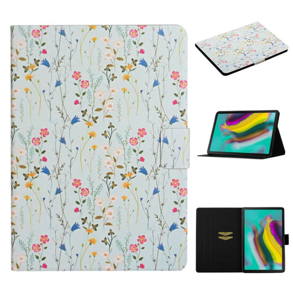 Flip Case voor Samsung Galaxy Tab S6 Bloemen Bloemen Bloemen