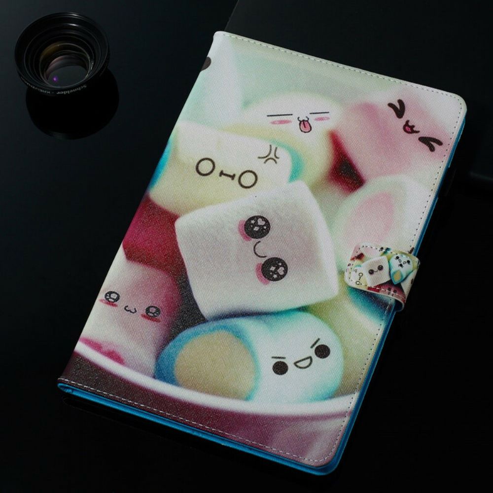 Folio-hoesje voor Samsung Galaxy Tab S6 Leuke Marshmallows