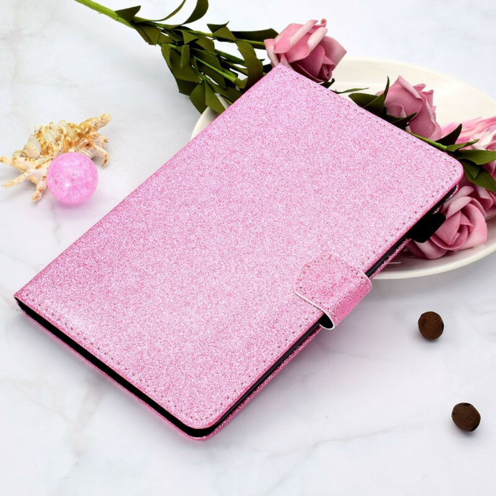 Leren Hoesje voor Samsung Galaxy Tab S6 Pailletten