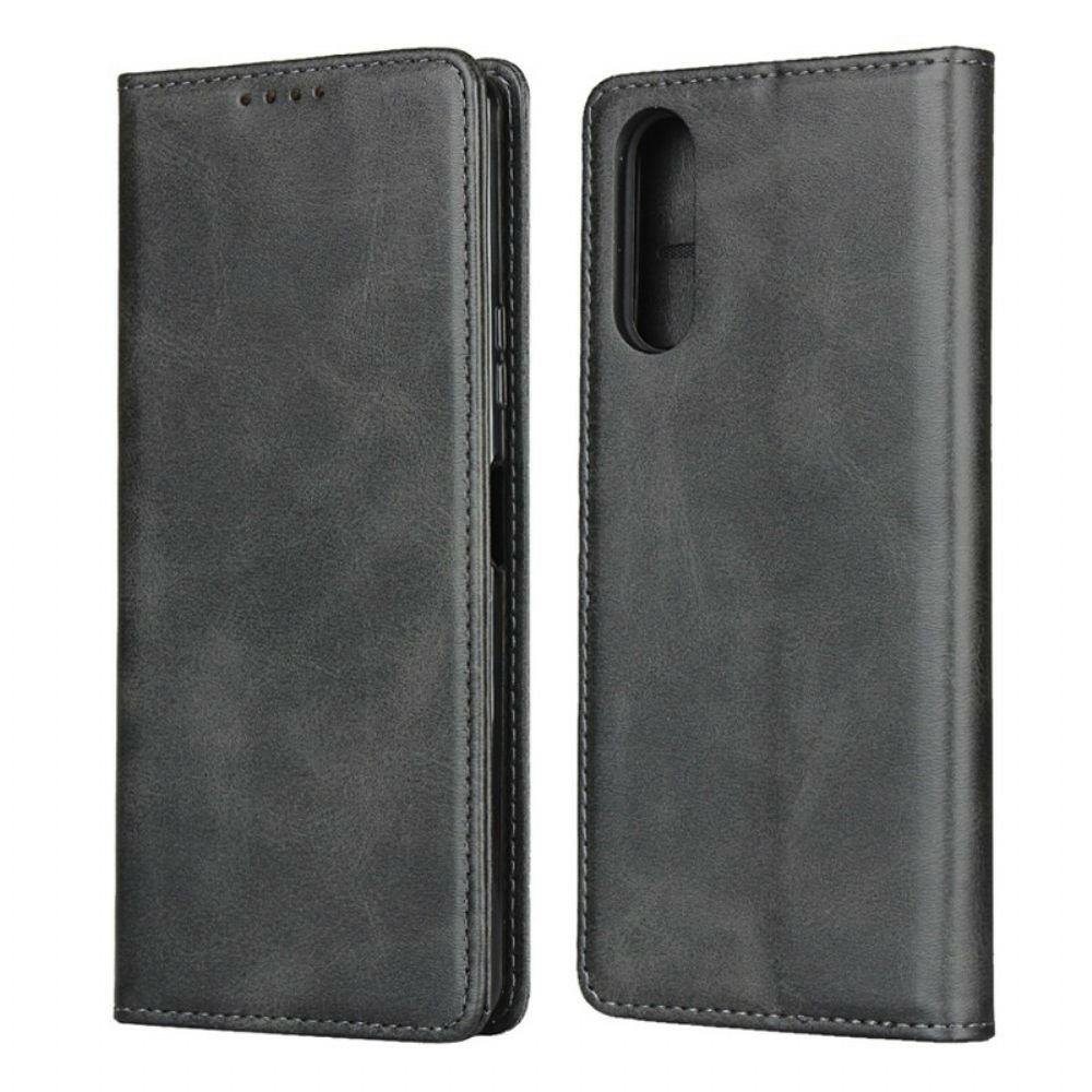 Bescherming Hoesje voor Sony Xperia 10 II Folio-hoesje Elegantie Splitleer