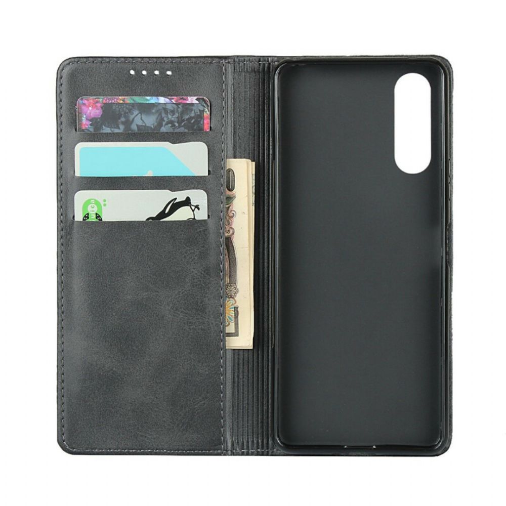 Bescherming Hoesje voor Sony Xperia 10 II Folio-hoesje Elegantie Splitleer