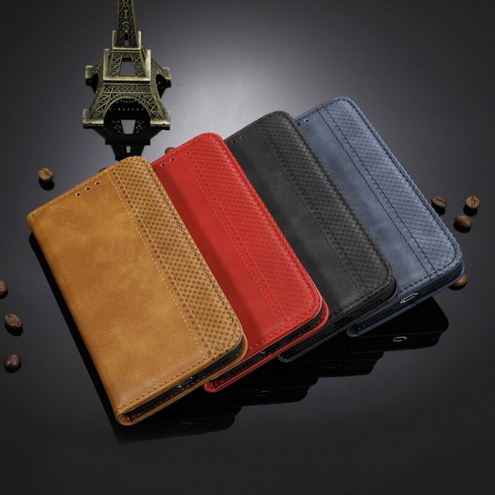 Bescherming Hoesje voor Sony Xperia 10 II Folio-hoesje Vintage Gestileerd Leereffect