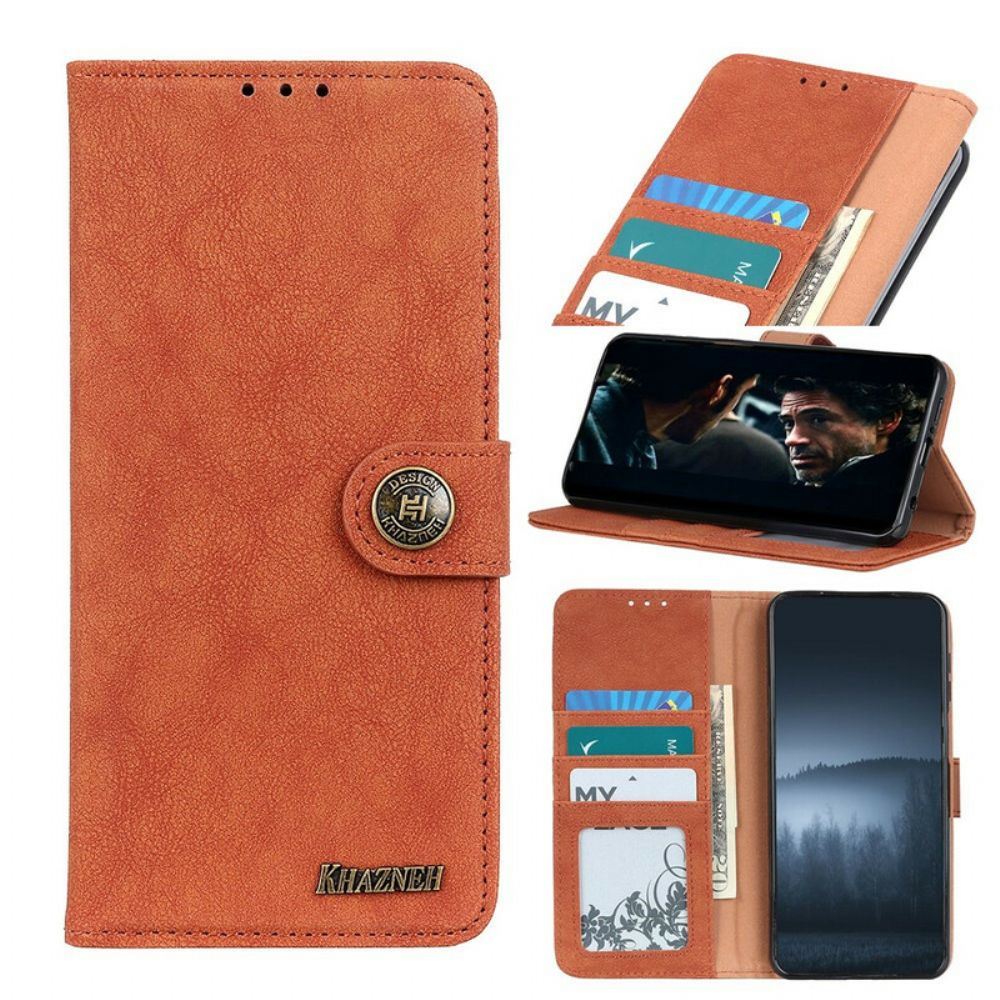 Folio-hoesje voor Sony Xperia 10 II Retro Split Kunstleer Khazneh