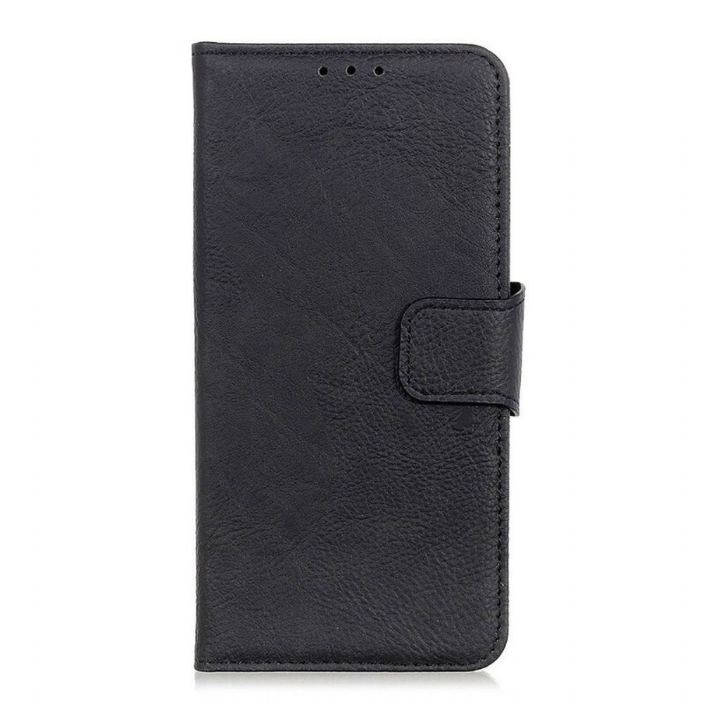 Leren Hoesje voor Sony Xperia 10 II Faux Leather Litchi Business