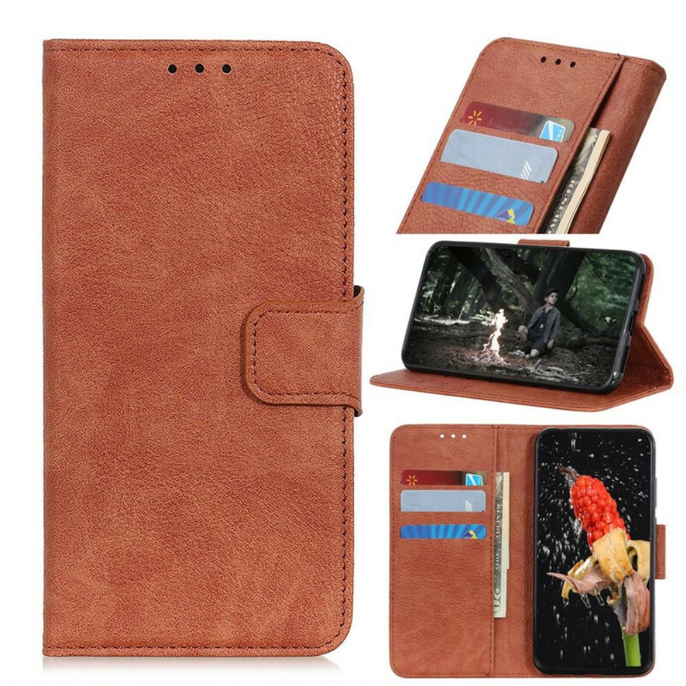 Leren Hoesje voor Sony Xperia 10 II Faux Leather Litchi Business