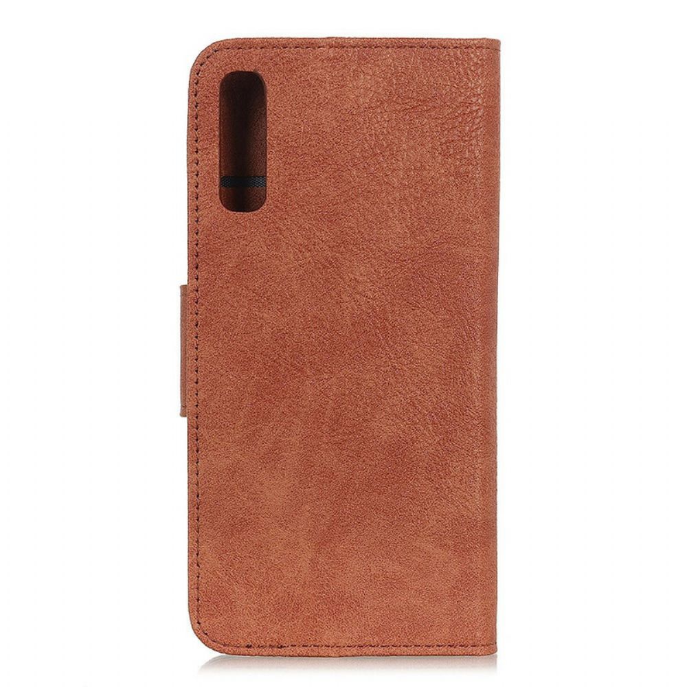 Leren Hoesje voor Sony Xperia 10 II Faux Leather Litchi Business