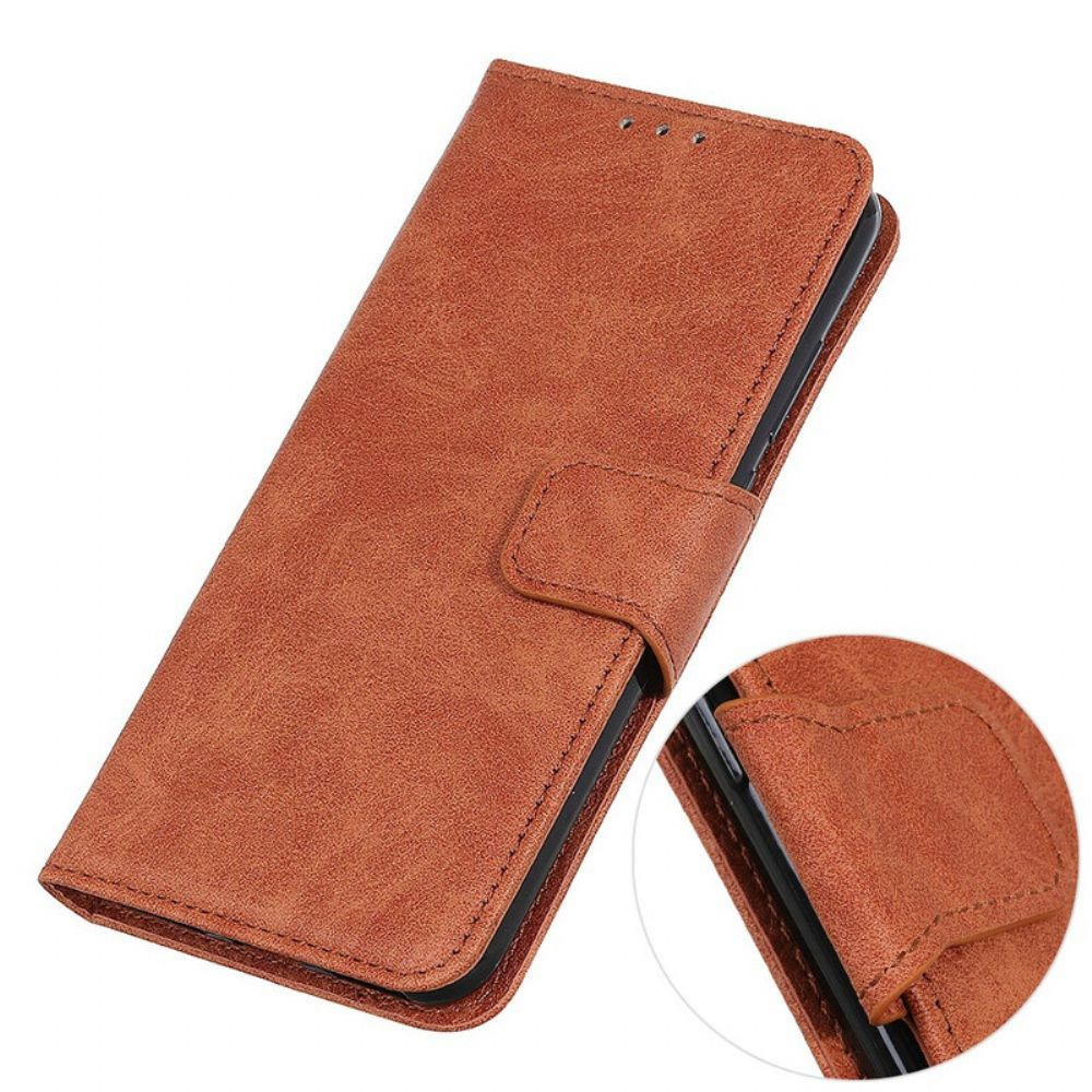 Leren Hoesje voor Sony Xperia 10 II Faux Leather Litchi Business