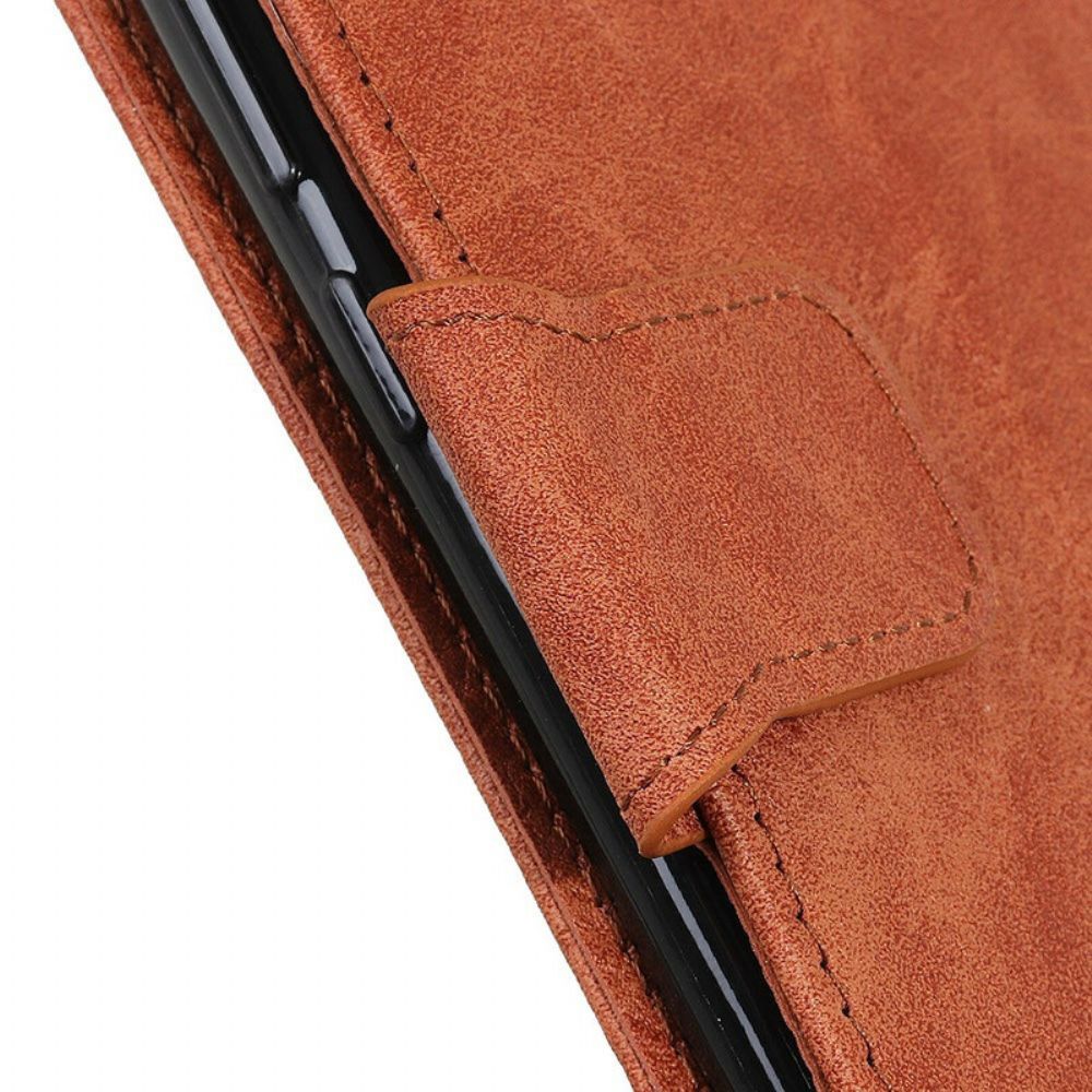 Leren Hoesje voor Sony Xperia 10 II Faux Leather Litchi Business