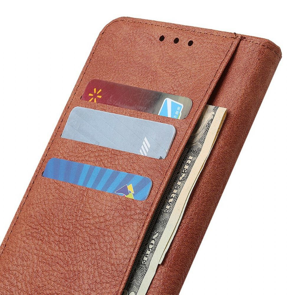 Leren Hoesje voor Sony Xperia 10 II Faux Leather Litchi Business