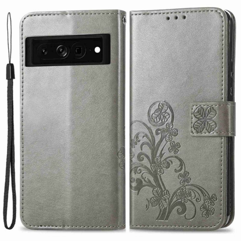 Flip Case voor Google Pixel 7 Pro Aziatische Bloemen