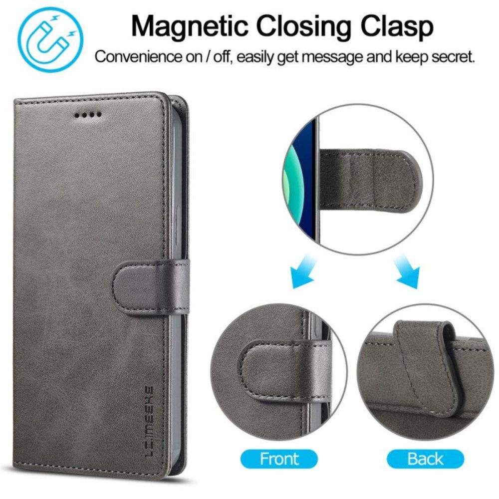 Flip Case voor iPhone 15 Imitatieleer Lc.imeeke