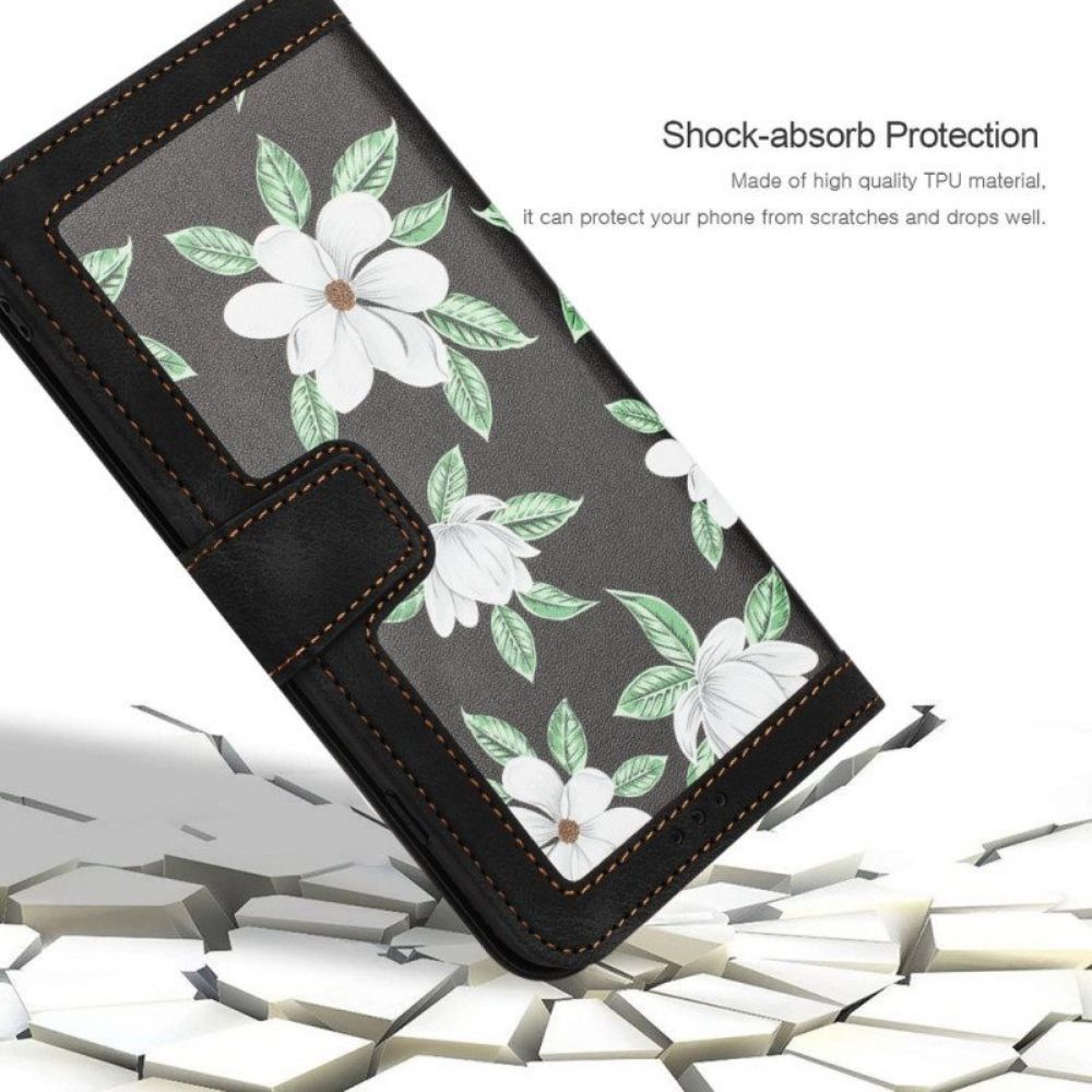 Flip Case voor iPhone 15 Plus Luxe Bloemen