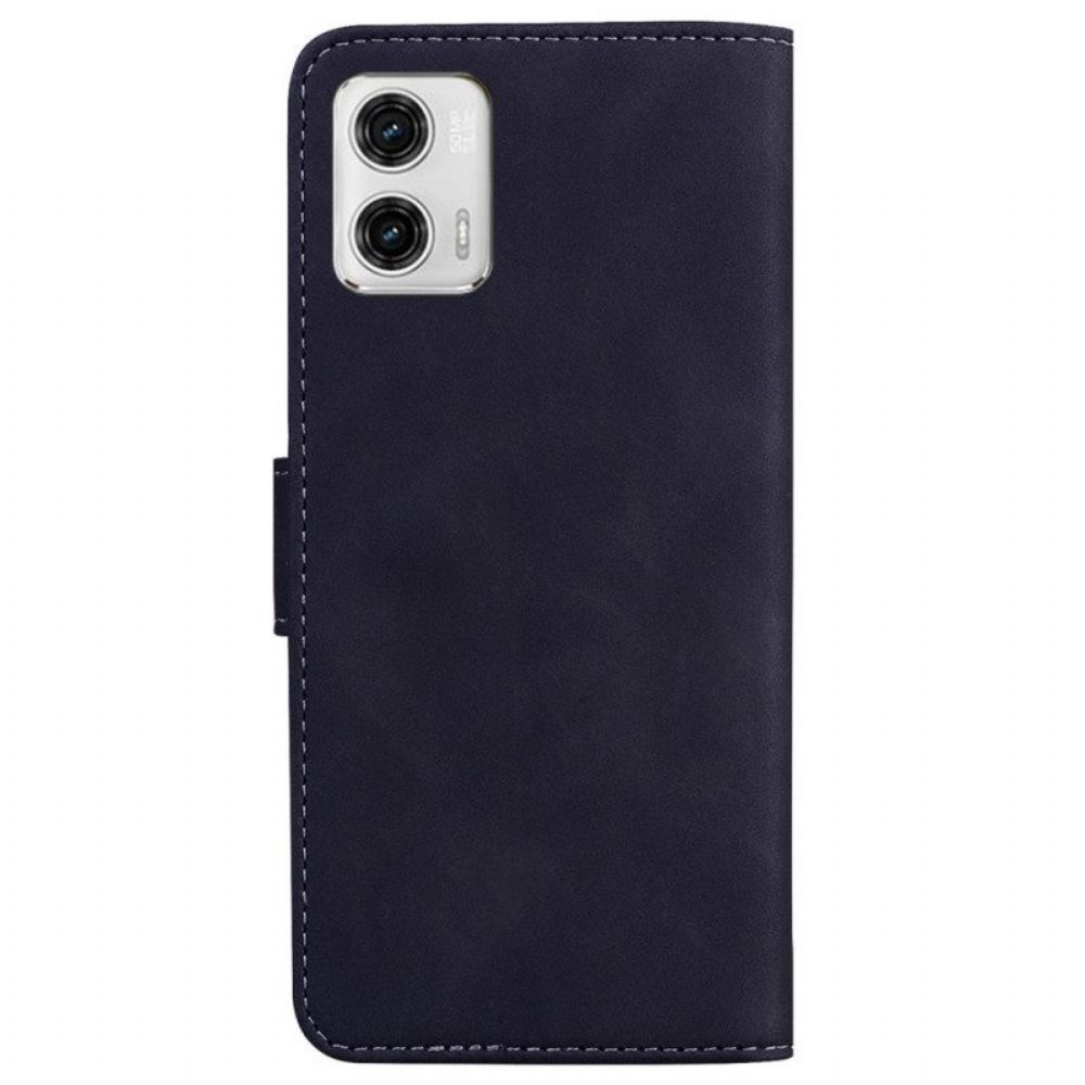 Flip Case voor Moto G73 5G Vlinder Ontwerp