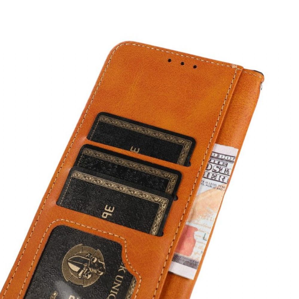 Flip Case voor Motorola Edge 40 Pro Khazneh-riem