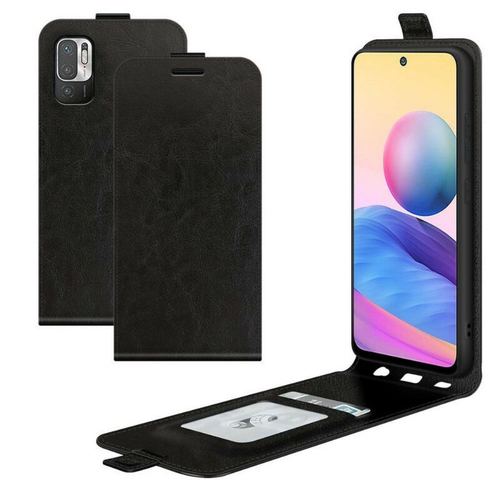 Flip Case voor Poco M3 Pro 5G Folio-hoesje Verticale Klep