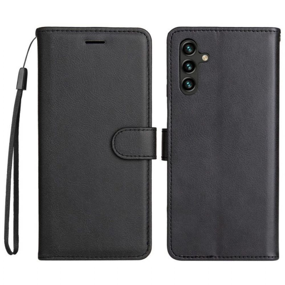 Flip Case voor Samsung Galaxy A13 5G / A04s Met Ketting Kaarthouder Standaard