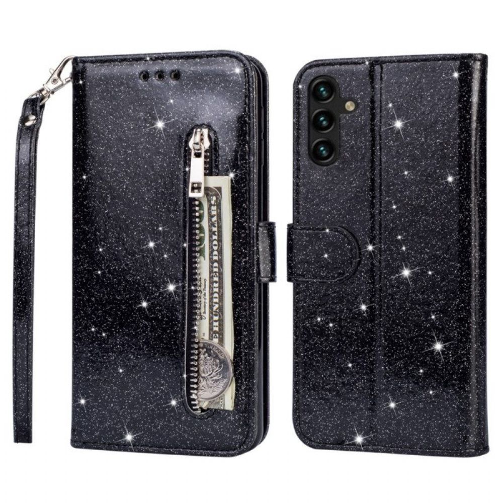 Flip Case voor Samsung Galaxy A14 / A14 5G Kaarthouder En Camerahoes