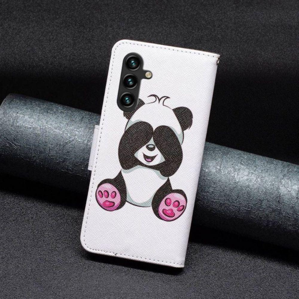 Flip Case voor Samsung Galaxy A14 / A14 5G Panda