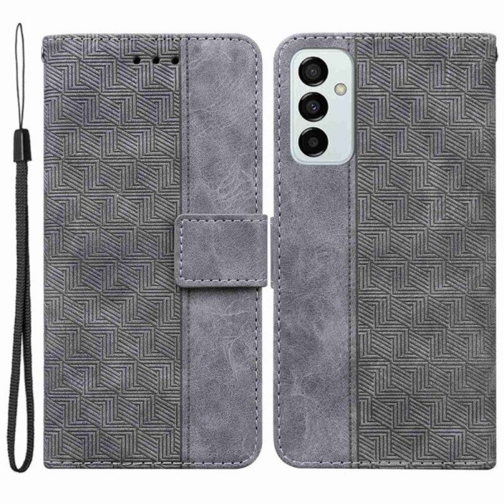 Flip Case voor Samsung Galaxy M13 Met Ketting Patroon Met Bandjes