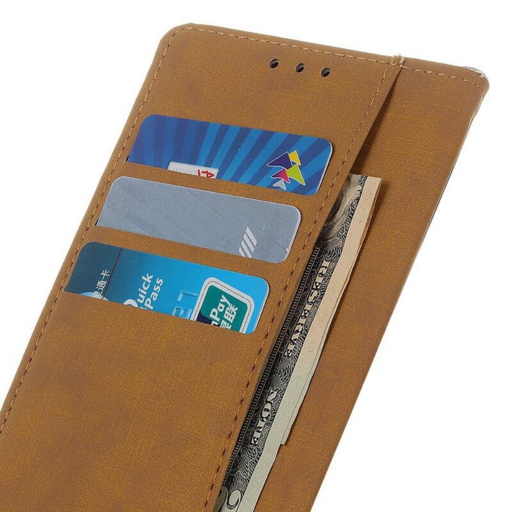 Flip Case voor Samsung Galaxy S20 Plus / S20 Plus 5G Effen Kunstleer