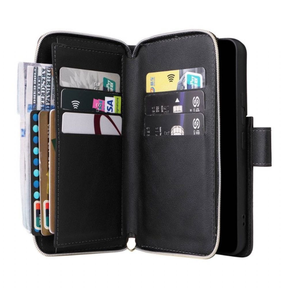 Flip Case voor Samsung Galaxy S23 Plus 5G Met Ritssluiting