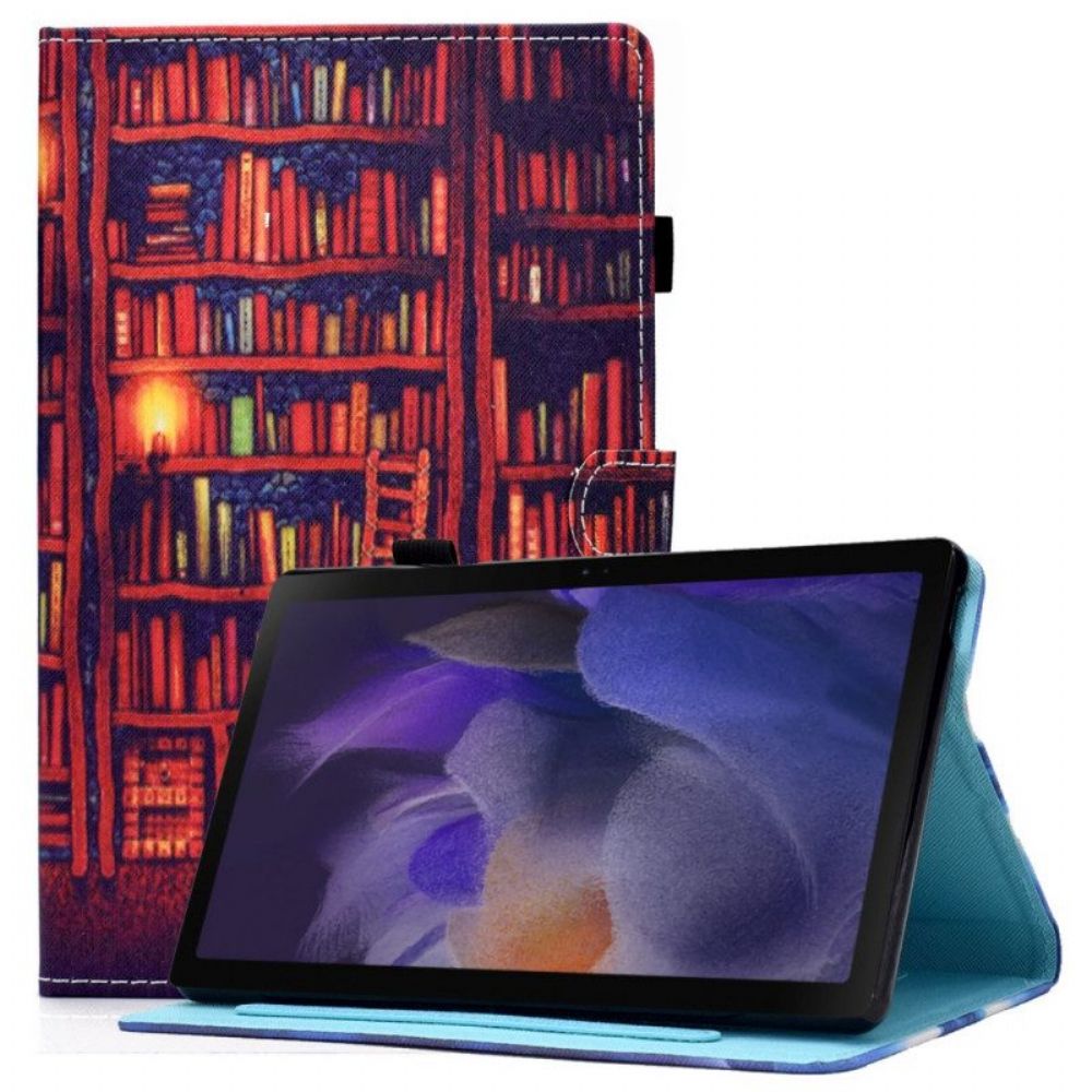 Flip Case voor Samsung Galaxy Tab A8 (2021) Bibliotheek